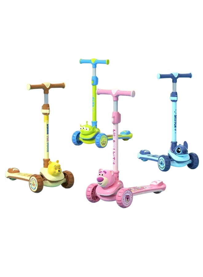 Disney Lotso 3D Kids Foldable Scooter - Image 5