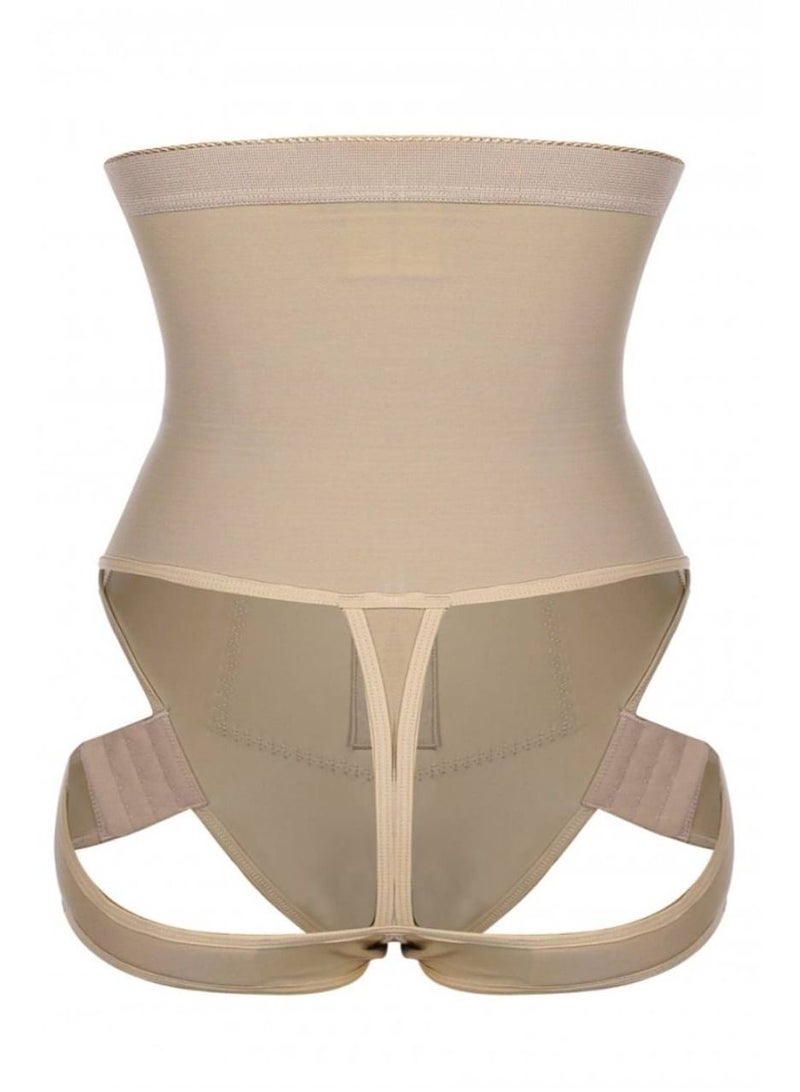 أف ستايل  مشد بخصر عالي لرفع الارداف وشد البطن مع تحكم كامل من الامام بمشبك ثلاثي يساعد على شد الخصر ورفع المؤخرة بمقاسات محتلفة - Image 2