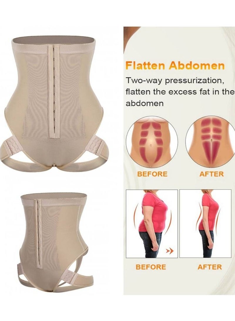 أف ستايل  مشد بخصر عالي لرفع الارداف وشد البطن مع تحكم كامل من الامام بمشبك ثلاثي يساعد على شد الخصر ورفع المؤخرة بمقاسات محتلفة - Image 4