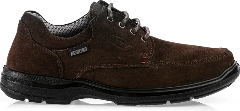 سكوتر Waterproof Leather Brown Men's Shoes M3080NKA