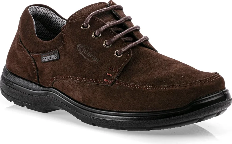سكوتر Waterproof Leather Brown Men's Shoes M3080NKA
