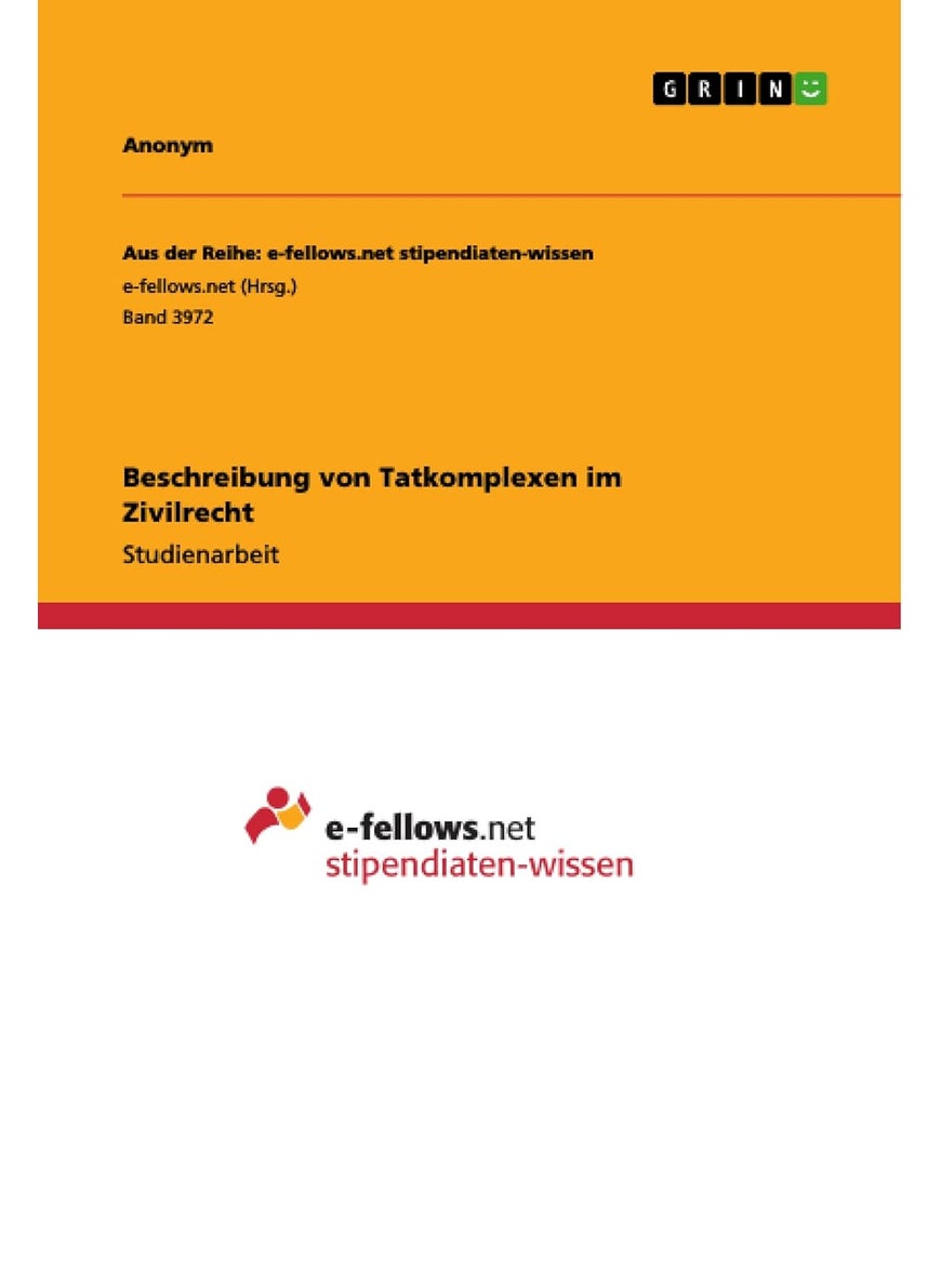 Beschreibung von Tatkomplexen im Zivilrecht 