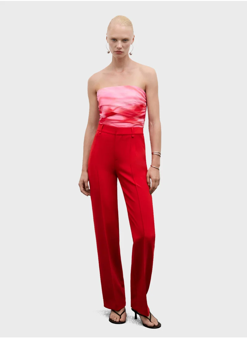 MANGO High Waist Pants