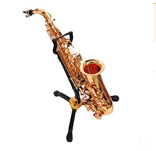 mkki Foldable Saxophone Stand Sax Tripod Holder for Alto/Tenor Saxophone - Image 1