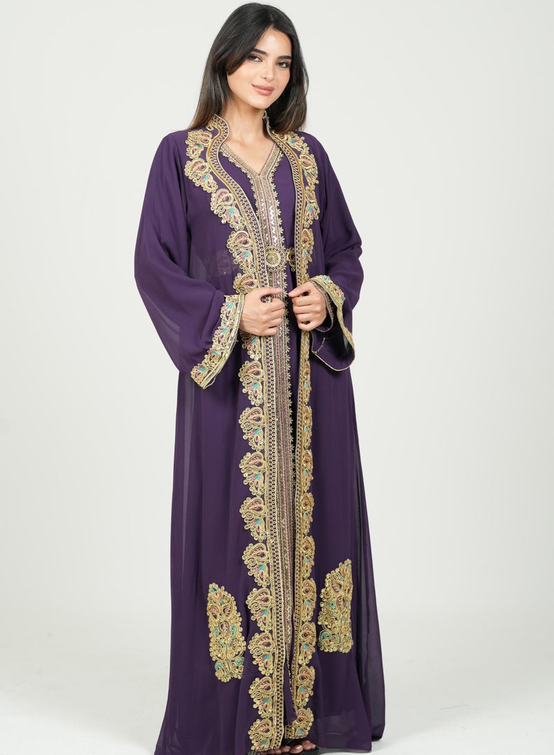 AL BENT AL SHARQIEH women kaftan dress  - Image 1