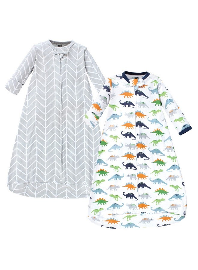 Hudson Baby Unisex Baby Cotton Long-Sleeve Wearable Sleeping Bag, Sack, Blanket, Dinosaurs, 18-24 Months - Image 1