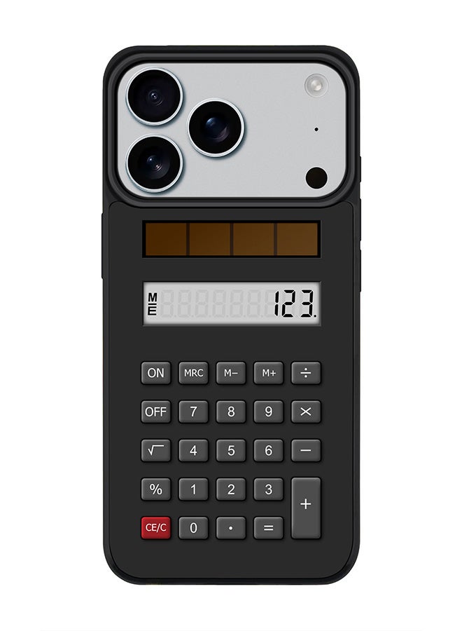 Stylizedd iPhone 17 Pro Case, [Compatible with MagSafe] Slim Magnetic cover Phone Case iPhone 17 Pro -Calc (Black) - Image 1