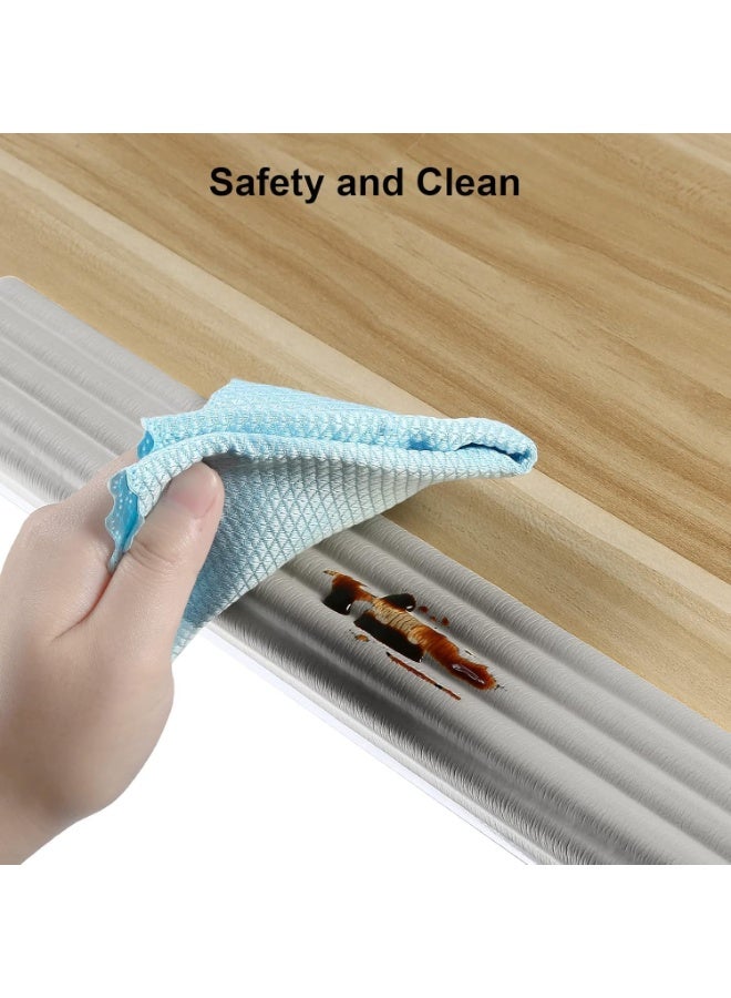 JOGAMS Safety Edge Corner Protector 2M Foam Safety Strips for Baby Furniture Edge and Corner Protector Guards Soft Rubber Foam Edge Bumpers with Double Side Tape for Furniture Table Fireplace - Image 4