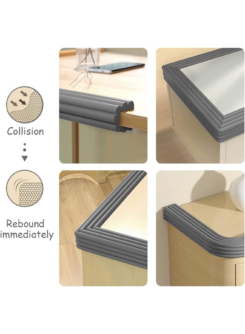 JOGAMS Safety Edge Corner Protector 2M Foam Safety Strips for Baby Furniture Edge and Corner Protector Guards Soft Rubber Foam Edge Bumpers with Double Side Tape for Furniture Table Fireplace - Image 3