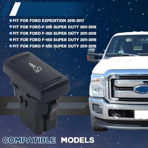 LLYZFED BC3Z-11691-AA Dash Instrument Panel Dimmer Switch Fit for Ford Expedition 2015-2017, for Ford F-250 F-350 F-450 F-550 Super Duty 2011-2016, Replace# BC3Z11691AA - Image 3