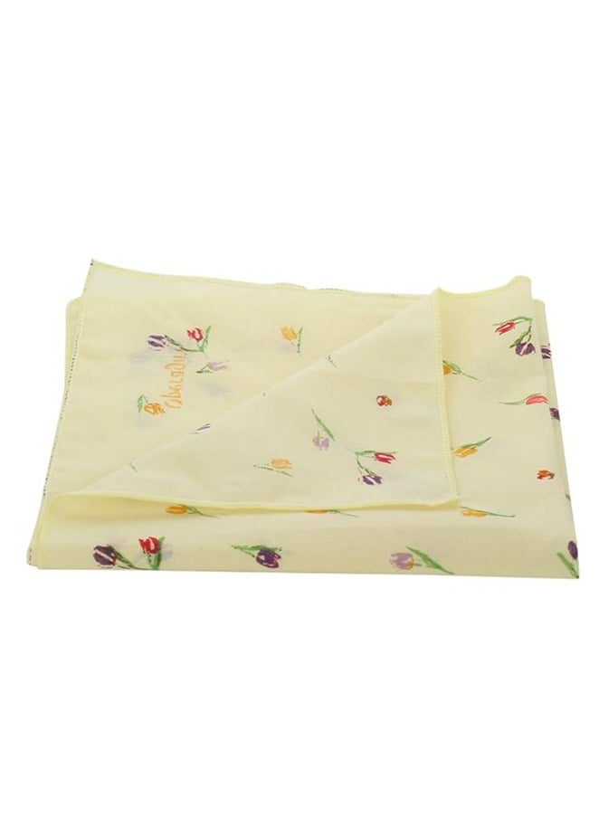 Caruso Italy Caruso Italy Women'S Floral 100% Pure Cotton Handkerchief | Hanky For Women | Pack Of 10 - Image 5