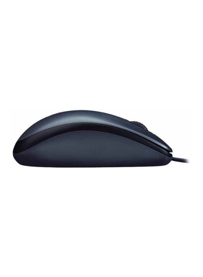 Logitech M90 USB Wired Mouse Grey - Image 2