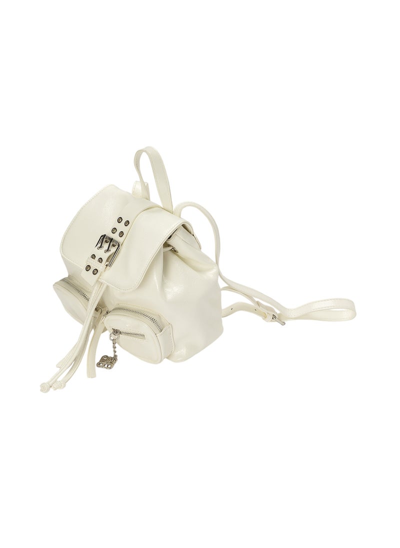 Bata Faux Leather Buckle Backpack  - Image 3