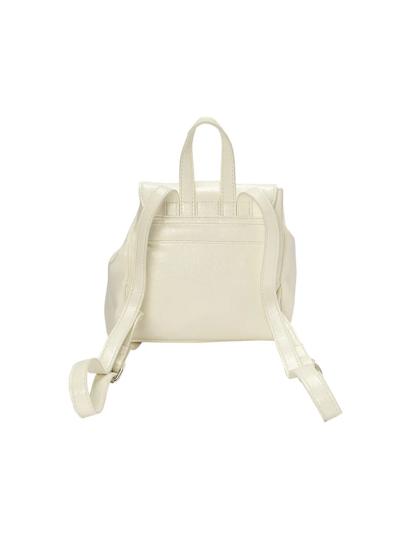 Bata  Faux Leather Buckle Backpack for Women | Best Price UAE