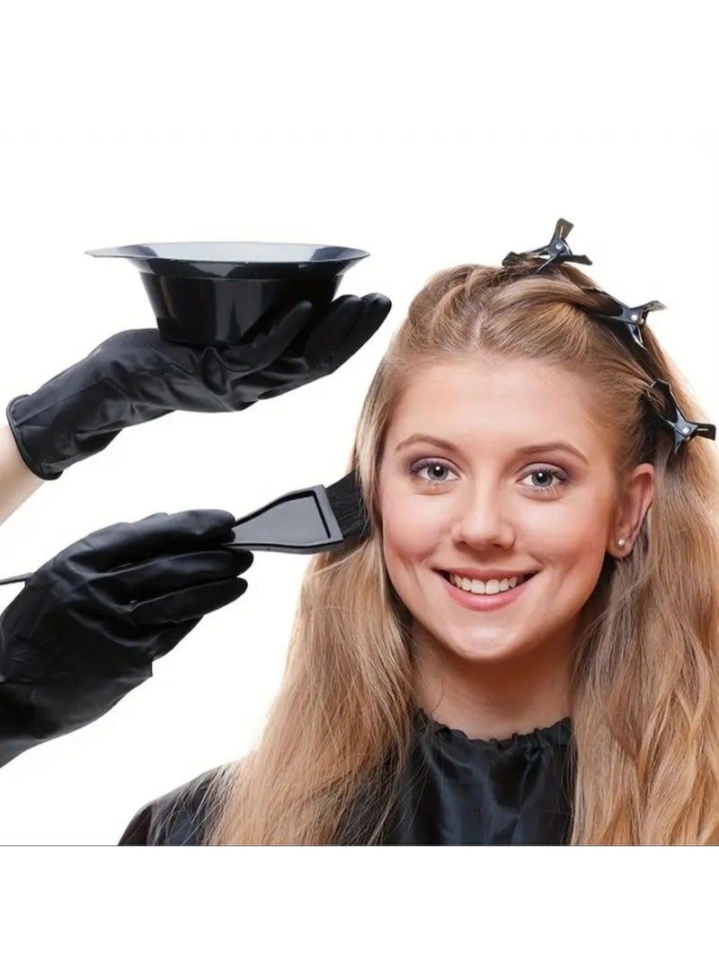 BOLREUS 20PCS Professional Hair Dye Kit – Salon-Quality Hair Coloring Tools with Black Bowl & Comb Set – Ideal for Barbershop & DIY Home Use - Image 2
