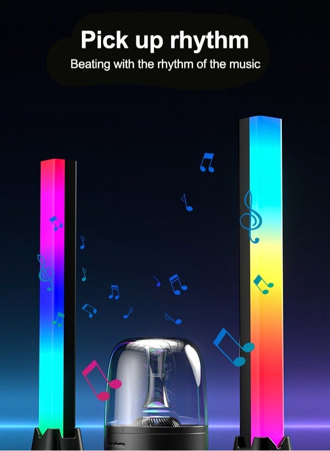 Smart LED Light Bars, RGB Flow Light Bar, Gaming Lights, Ambient Lighting ， Scene Modes and Music Sync Modes,Bluetooth Color Light Bar for Gaming Setup, Entertainment, PC, TV, Room Decor - Image 5