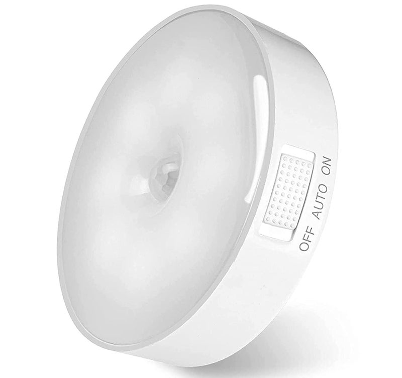 Vmoni Pack of 1 Motion Sensor LED Light, Motion Sensor Light for Home Indoor, Wireless Magnetic Lights for Wall, Cabinet Light, Automatic On/Off, Rechargeable, Adhesive, Ideal for Wardrobe,Cupboard - Image 1