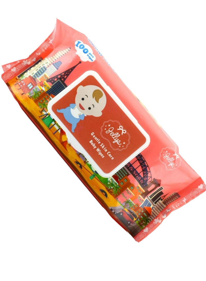 مناديل العناية اللطيفة ببشرة الطفل 100 قطعة