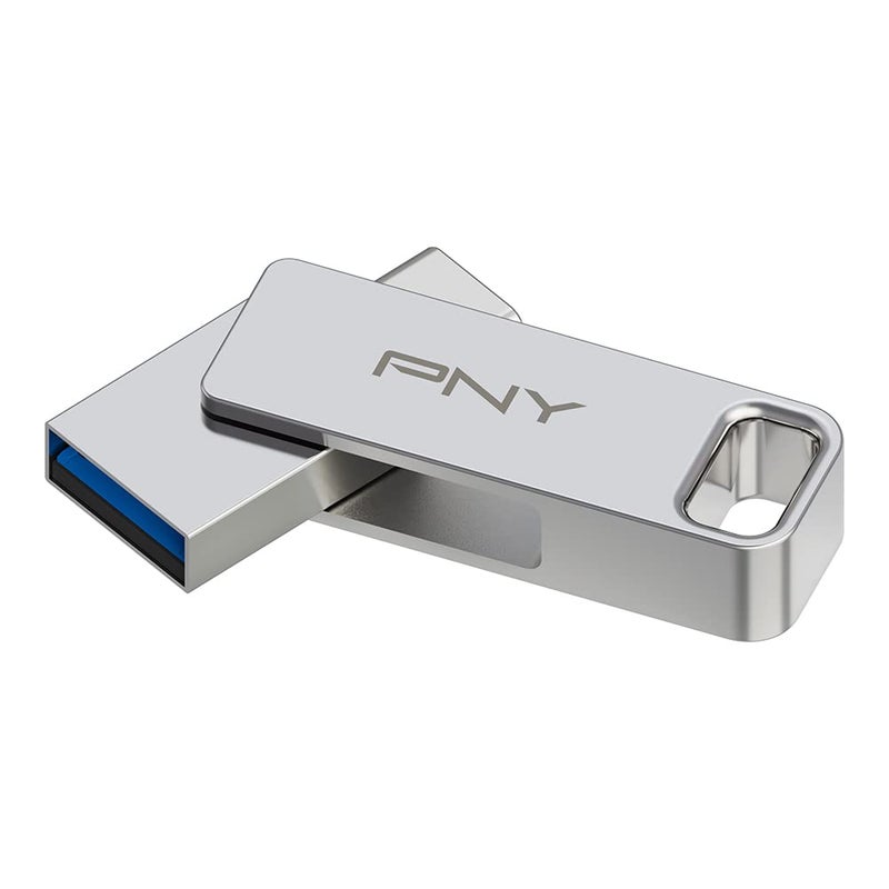 PNY 256GB Duo Link USB 3.2 Type-C Dual Flash Drive for Android Devices and Computers - External Mobile Storage for Photos, Videos, and More - 200MB/s - Image 2