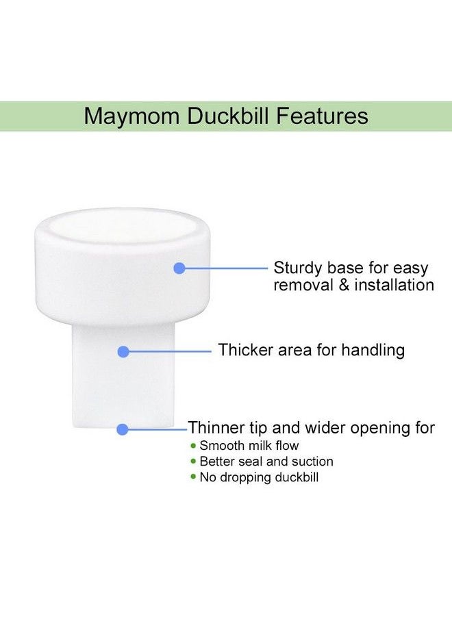 Maymom 12 Count Duckbill Valves For Spectra S1 Spectra S2 Spectra 9 Plus. Not Original Spectra Pump Parts Replace Spectra Duckbill Valve Not Original Spectra S2 Accessories Work W/ Spect (White.18)  - Image 5