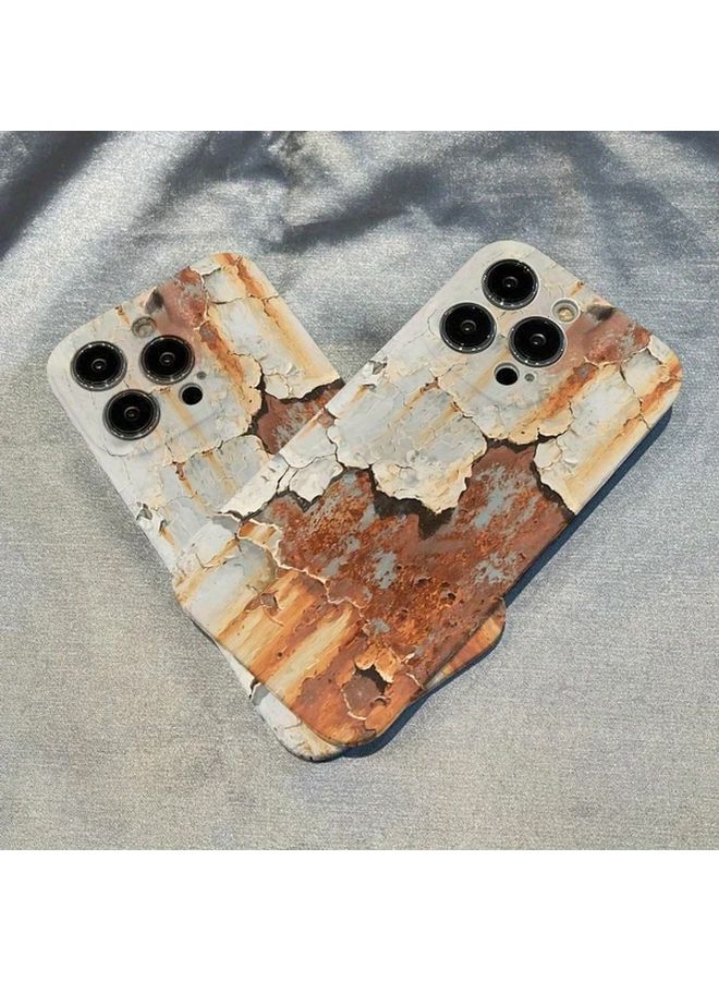غلاف هاتف مخصص بتصميم Rust الفني لأجهزة آبل، يناسب iPhone 16e و15 Plus و14 و13 و12 و11 Pro Max، بألوان مختلطة - 3 قطع - Image 3