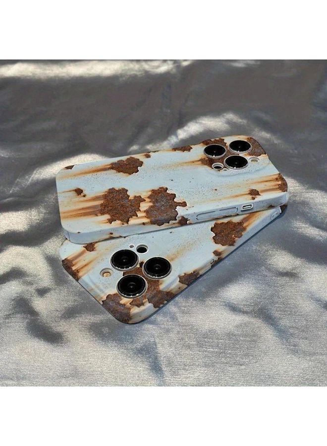 غلاف هاتف مخصص بتصميم Rust الفني لأجهزة آبل، يناسب iPhone 16e و15 Plus و14 و13 و12 و11 Pro Max، بألوان مختلطة - 3 قطع - Image 2