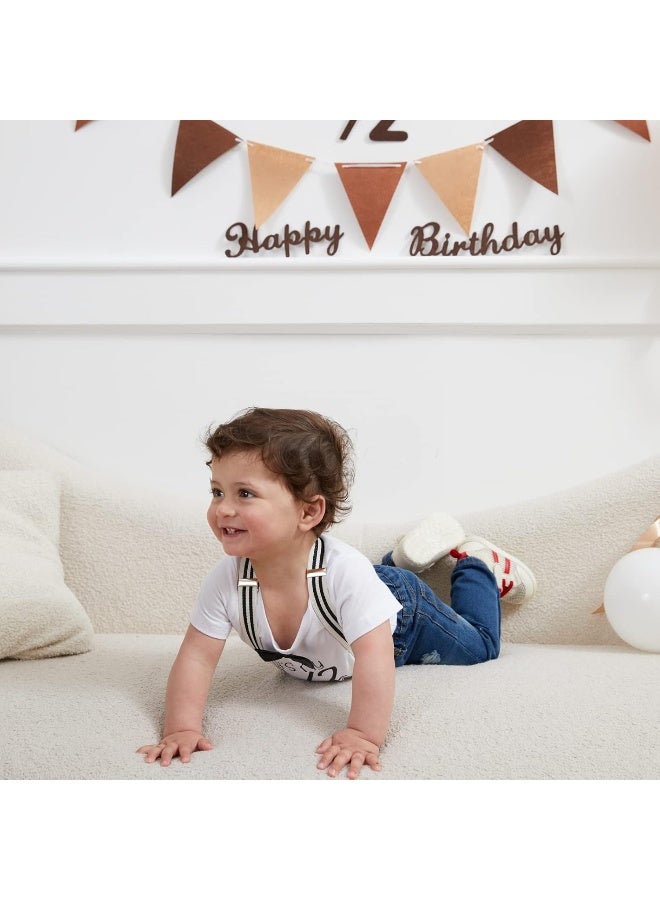 Pinleck Pinleck Toddler Baby Boy Clothes Set Bowtie Romper Suspenders Ripped Denim Pants Outfits  - Image 3