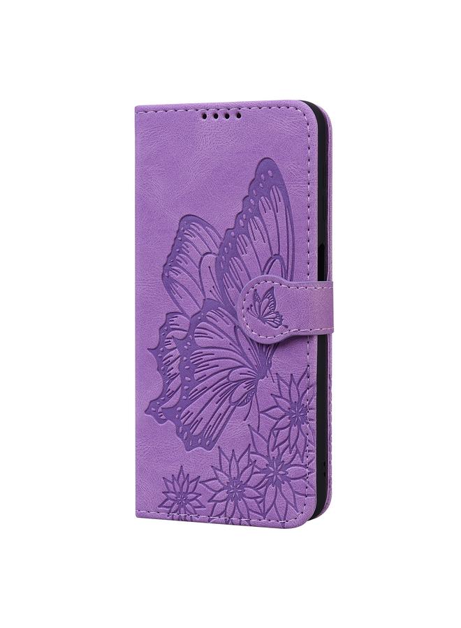 S-TOP Case For OnePlus Nord CE 5G Retro Skin Feel Butterflies Embossing Horizontal Flip Leather Case with Holder & Card Slots & Wallet - Image 3