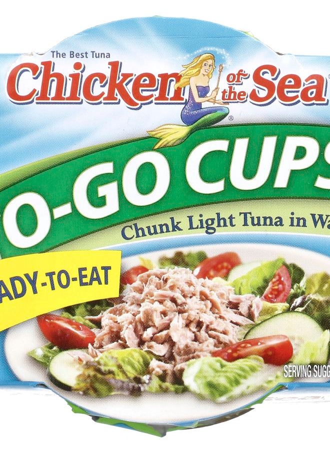 Chicken Of The Sea - To-Go-Cups Chunk Light Tuna in Water 2 Cups 2.8 oz Each - Image 1