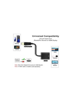 DISPLAY PORT TO HDMI / DP TO HDMI CONVERTER ( BLACK IN COLOUR) - pzsku/Z25C61816D0EC09BB4461Z/45/_/1730978481/a4555ab4-e795-4383-965b-d8bdb7e32992