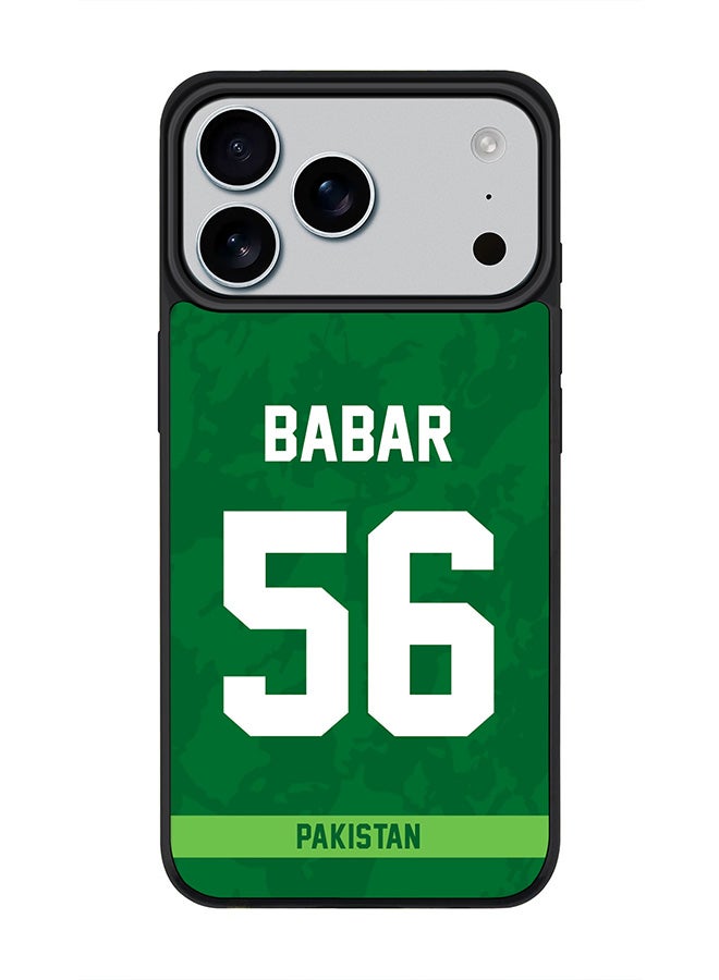 Stylizedd iPhone 17 Pro Max Case, [Compatible with MagSafe] Slim Magnetic cover Phone Case iPhone 17 Pro Max -Pakistan Babar Azam, Jersey No 56 - Image 1
