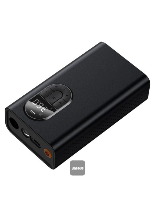 Baseus Energy Source Inflator Pump Electric Digital Display Air Pump for Car And Bike Motorcycle - Black - CRCQB02-0A - Image 2