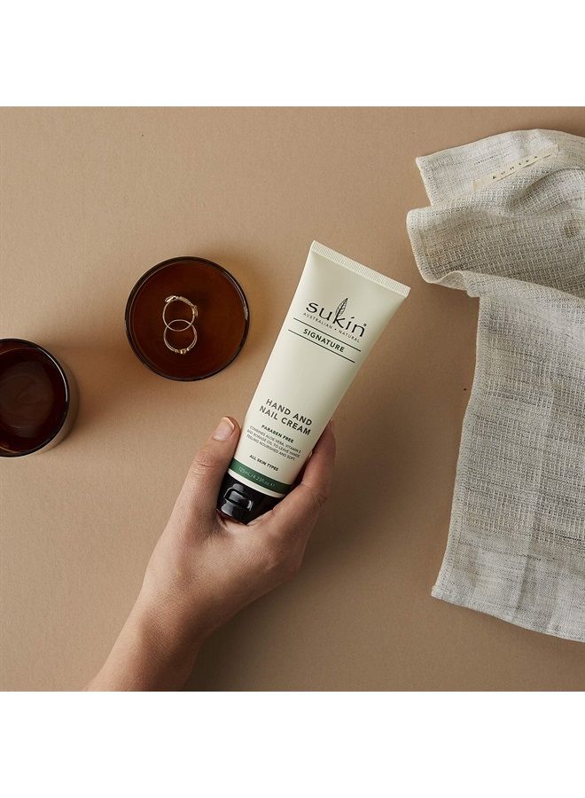 Sukin Hand & Nail Cream, Signature Collection for Dry Hands, 4.23 fl oz 125 mL