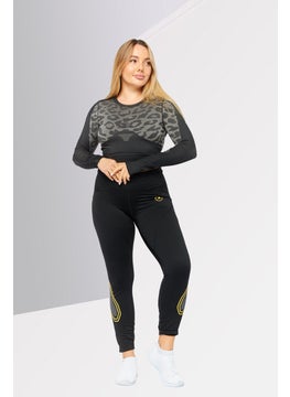 Women Sportswear Fit Long Sleeve Outdoor Seamless Crop Top, Black - pzsku/Z25C63B316317FFE98812Z/45/_/1739801553/3cd9686b-edaf-4f70-a824-f90d2cacd37c