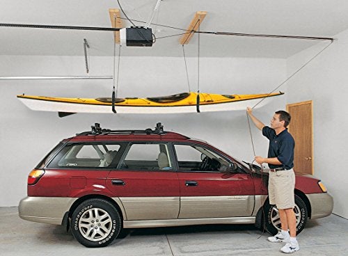 Suspenz Ceiling Hoist Overhead Storage | Garage Pulley System | Kayak Canoe SUP Cargo Box | Multiple Sizes - Image 2