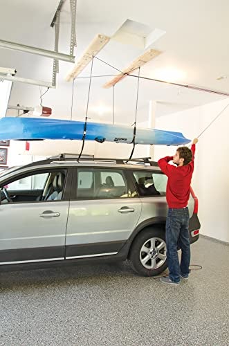 Suspenz Ceiling Hoist Overhead Storage | Garage Pulley System | Kayak Canoe SUP Cargo Box | Multiple Sizes - Image 3