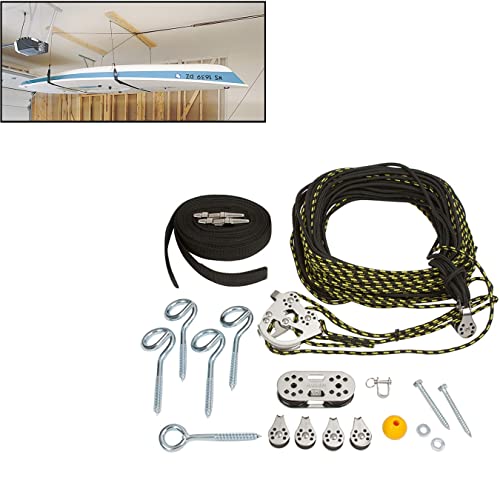 Suspenz Ceiling Hoist Overhead Storage | Garage Pulley System | Kayak Canoe SUP Cargo Box | Multiple Sizes - Image 1