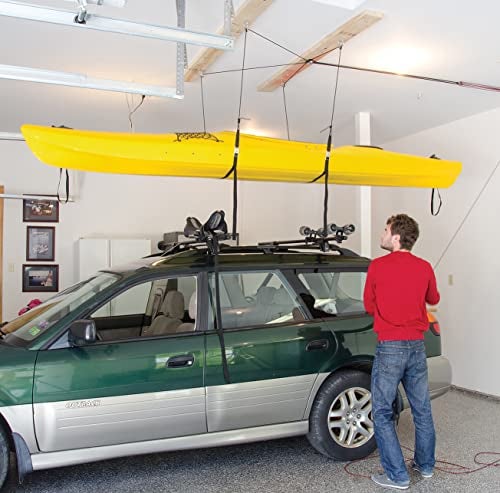 Suspenz Ceiling Hoist Overhead Storage | Garage Pulley System | Kayak Canoe SUP Cargo Box | Multiple Sizes - Image 4
