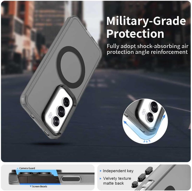 Mingwei Case For Reno 12 5G Clear Soft Tpu Shock Absorption Slim Lightweight Shockproof Cover Hybrid Protective Case Black, Reno12 5G - Image 2