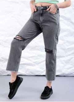 Freehand Women Straight Fit Solid High-Rise Jeans  - Image 3