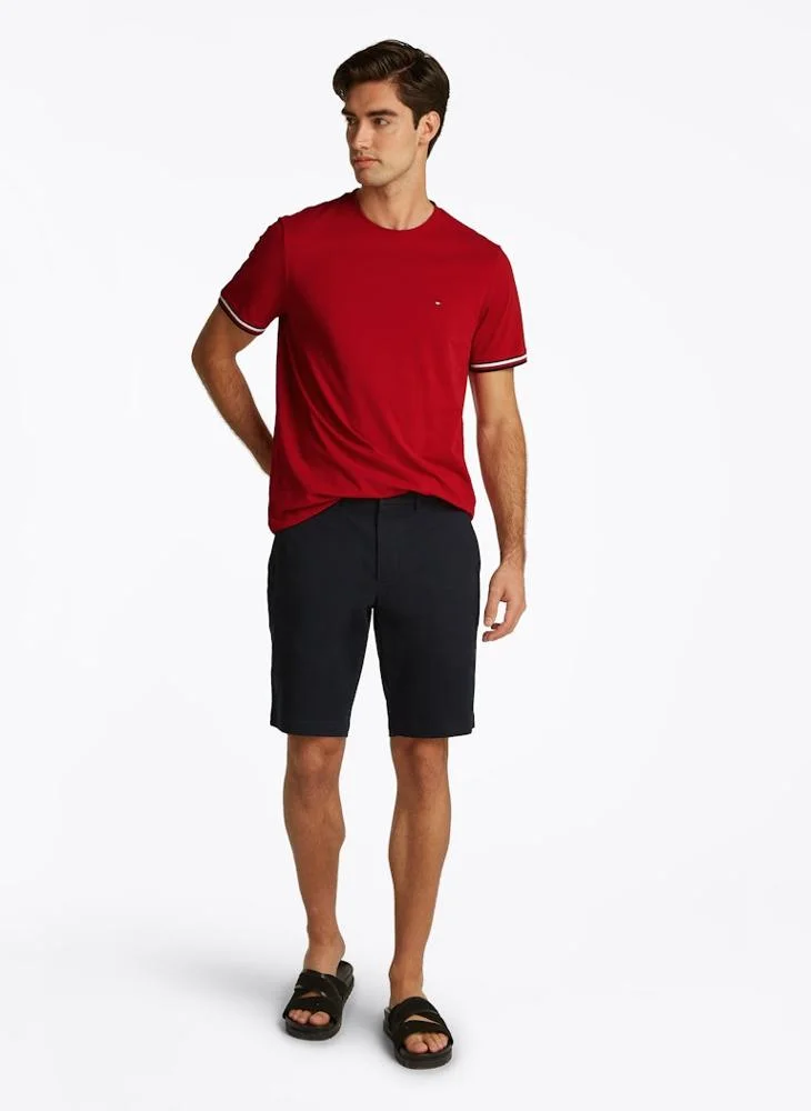 TOMMY HILFIGER Global Stripe Cuff T-Shirt