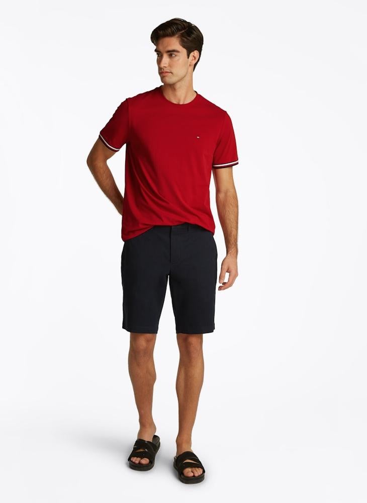 TOMMY HILFIGER Global Stripe Cuff T-Shirt  - Image 4