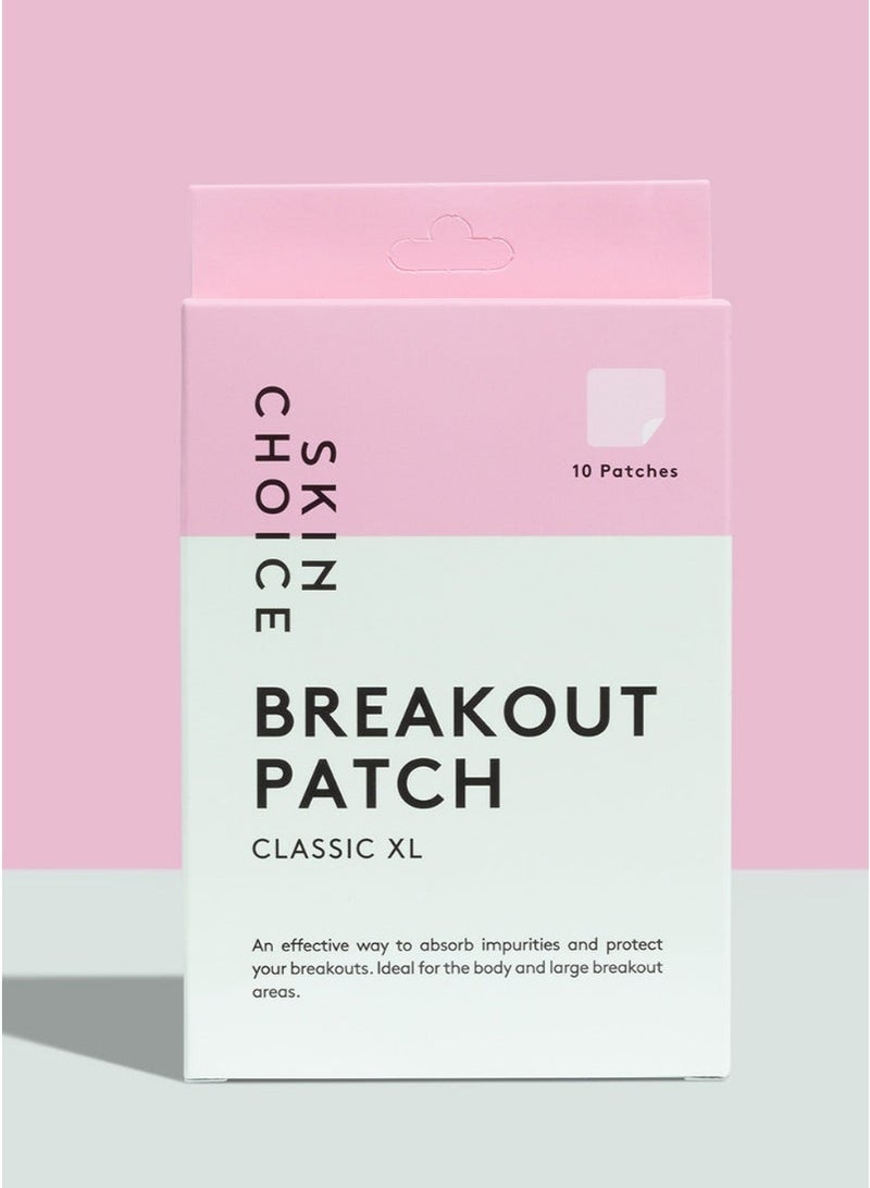 SKIN CHOICE SkinChoice Breakout Patch Classic XL - Pack of 10 - Hydrocolloid Pimple Patches - Vegan, Fragrance-free, Gluten-free, Latex-free, Parabens-free, Sulfates-free, Cruelty-free - Image 2