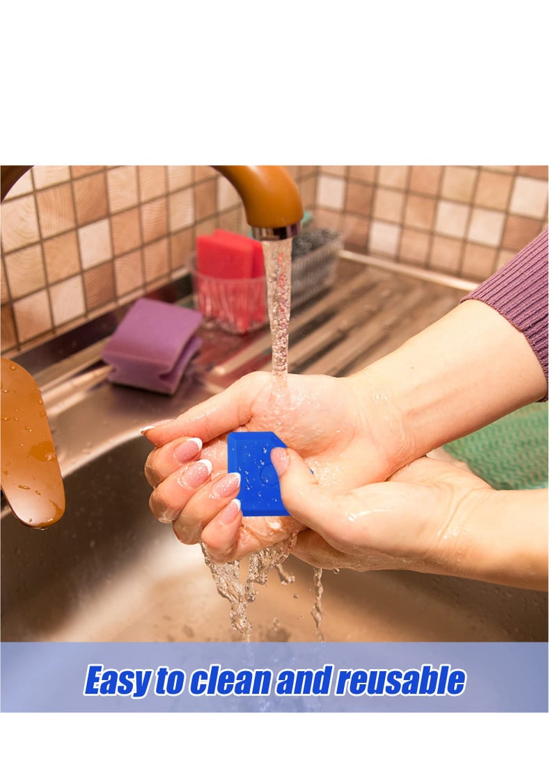 Excefore - Sealant Profiling Finishing Tool 6 Piece Black Grout Sealant Remover Tool Silicone Remover Tool Bathroom Sealant Remover Tool Silicone Joint Smoother Blue Former Sealant Caulking Tool - Image 1
