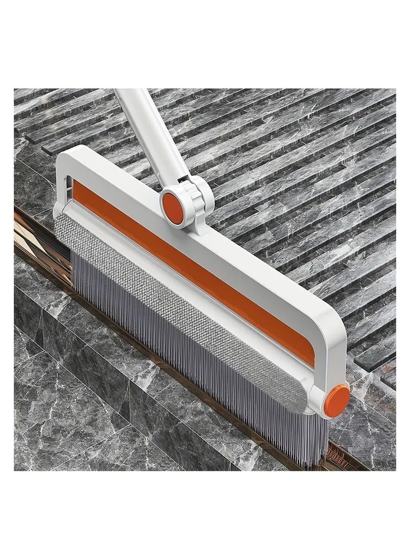 AMM 4-in-1 Multifunctional Cleaning Brush Set Long Handle Scrub Brush Swivel Head, Bathroom Squeegee & Window Glass Cleaner Non-Electric Household Cleaning Tool for Floor Glass Bathroom & More" - Image 5