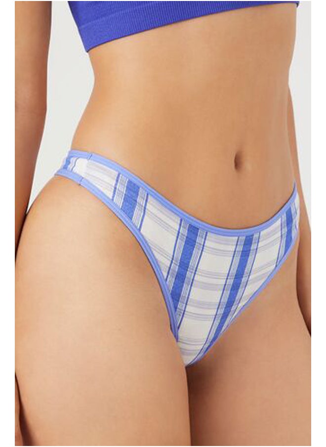 FOREVER 21 - Plaid Thong Panties - Image 1