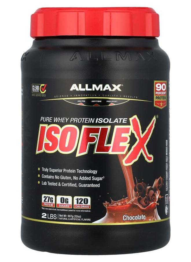 Allmax ISOFLEX® Pure Whey Protein Isolate Chocolate 2 lbs (907 g) 