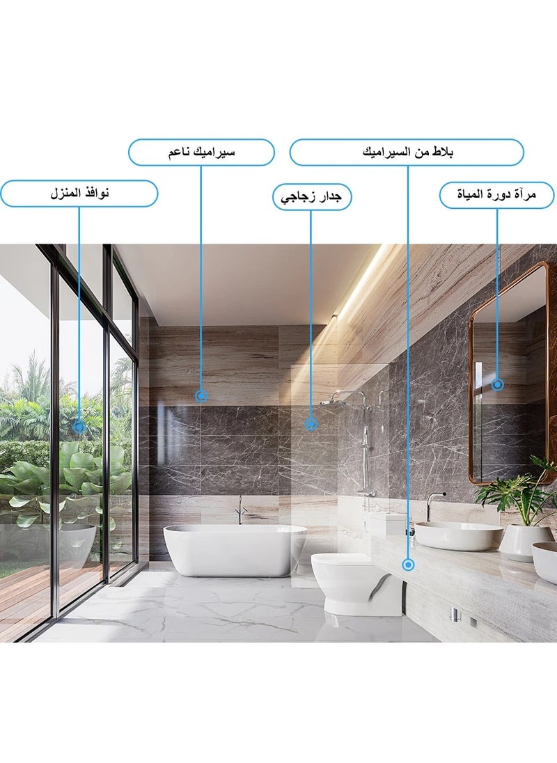 Abir - Robot Window cleaner ABIR WD8, with 4 microfiber cleaning pad - Image 1