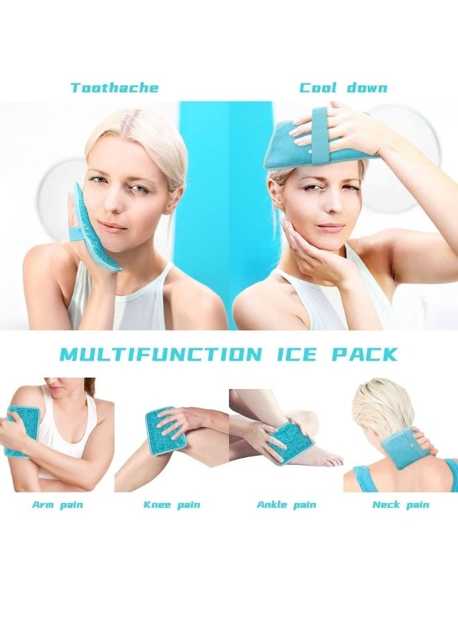 Lifenpure Gel Beads Ice Pack with Strap Reusable Hot And Cold Pack Compress For Pain Relief  - Image 2