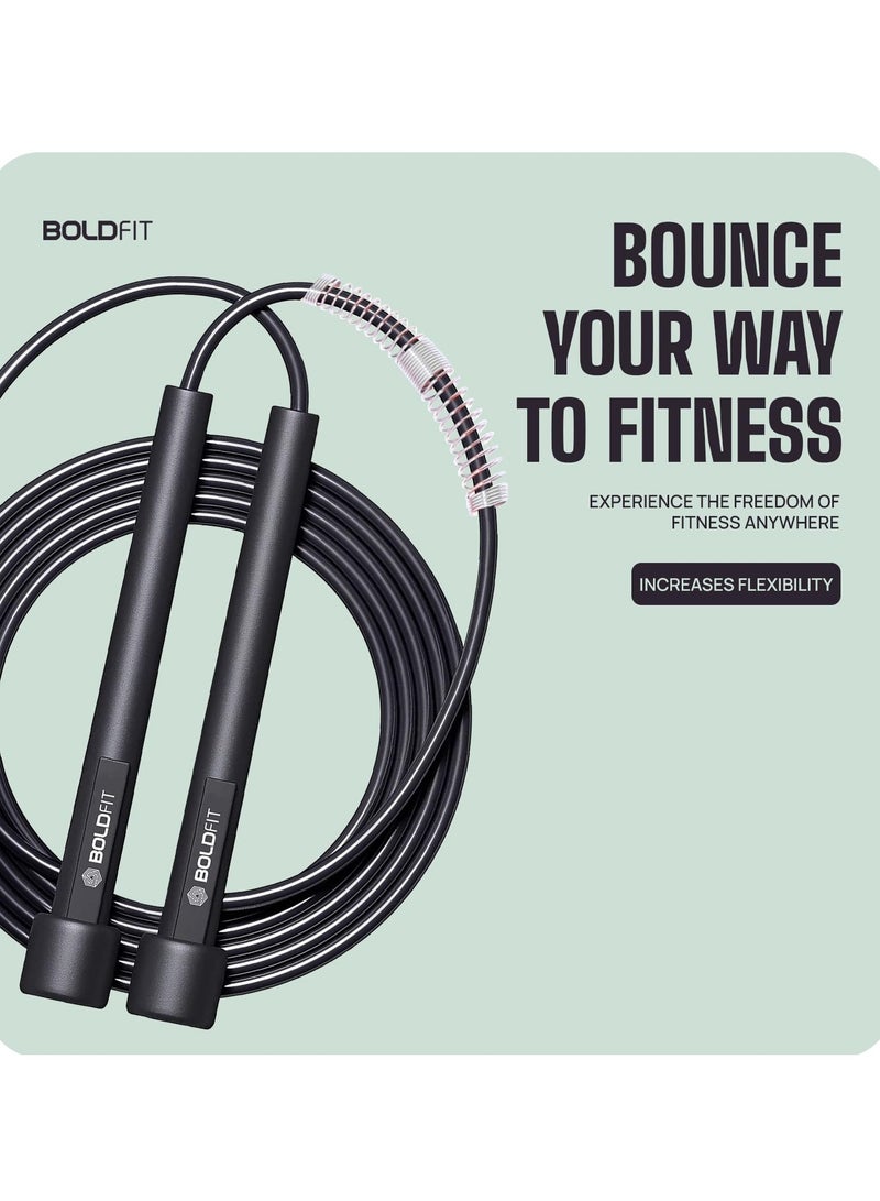 Boldfit Skipping Rope for Men and Women Jumping Rope With Adjustable Height Speed Skipping Rope for Kids, Women, Girls - Image 2